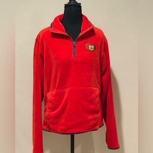 Chicago Blackhawks Women’s Red Fleece Quarter Zip